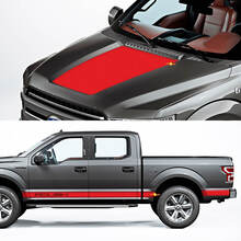 Panneau à bascule latérale et décalcomanie du capot ajustement graphique à Ford F150 Raptor Roush
 2