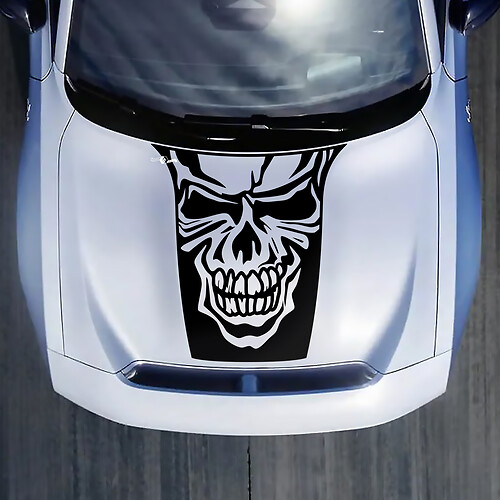 Hood Skull Decal Sticker pour Dodge Charger Electric
