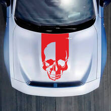 Hood Skull Stripe Decal Sticker pour Dodge Charger Electric
 3