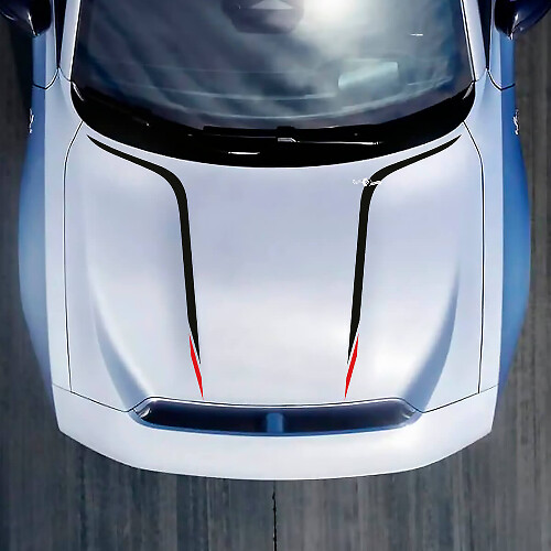 Autocollant de décalque d'accent de capot pour Dodge Charger Electric
 1