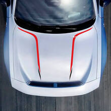 Autocollant de décalque d'accent de capot pour Dodge Charger Electric
 3