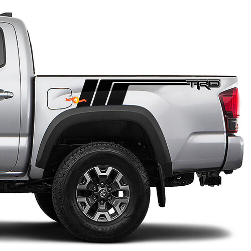 TRD STRIVES ARRIÈRES ARRÉE Autocollant de décalcomanie en vinyle pour Toyota Tacoma
