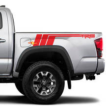 TRD STRIVES ARRIÈRES ARRÉE Autocollant de décalcomanie en vinyle pour Toyota Tacoma
 3