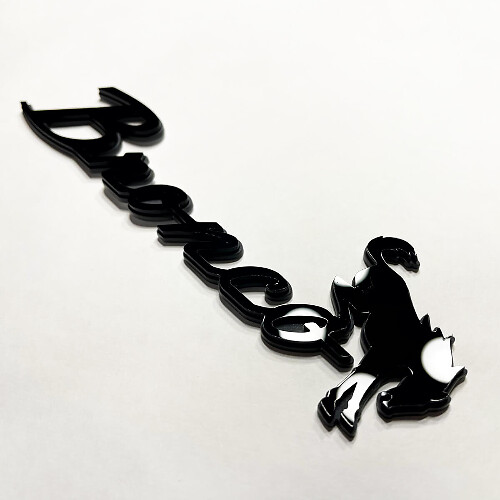 Badges Bronco Fender Tailgate Emblem 3D Badge Gray vs noir
