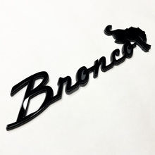 Badges Bronco Fender Tailgate Emblem 3D Badge Gray vs noir
 2