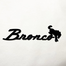 Badges Bronco Fender Tailgate Emblem 3D Badge Gray vs noir
 3