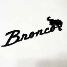 Badges Bronco Fender Tailgate Emblem 3D Badge Gray vs noir
 5