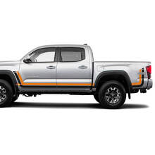 Kit d'autocollants en vinyle rétro style TRD 4WD pour Toyota Tacoma_2
