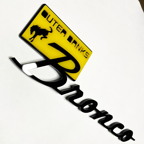 Brronco Banques extérieures badges de garde
