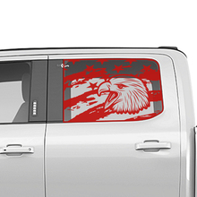 Paig à tête blanche Side Us Flag Window Decal Vinyl Sticker Graphics for Ford Trucks
 2
