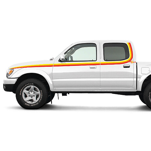 Bandes vintage Toyota Tacoma Autocollant Décalcomanie Tacoma 1995-2004
