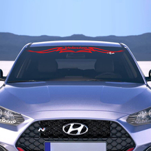 Autocollant de décalcomanies pour le pare-brise pour Hyundai Veloster
 3