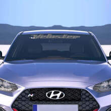 Autocollant lettrage de marque pour pare-brise Hyundai Veloster 2