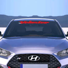 Autocollant lettrage de marque pour pare-brise Hyundai Veloster 3