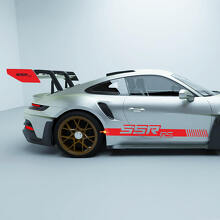 Porsche 911 Carrera RSR rayures autocollant latérale
 3