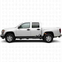 Bandes Vinyle Montagne pour Porte et Bas de Caisse Chevrolet Colorado 1ère Gen 2004-2012_2