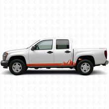 Bandes Vinyle Montagne pour Porte et Bas de Caisse Chevrolet Colorado 1ère Gen 2004-2012_4