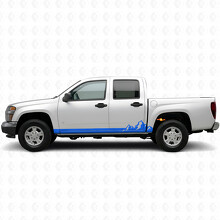 Bandes Vinyle Montagne pour Porte et Bas de Caisse Chevrolet Colorado 1ère Gen 2004-2012_5