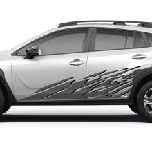 Kit de autocollants en vinyle pour éclaboussures de boue sur les portes latérales pour Subaru Crosstrek_3