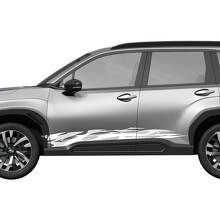 Rayons de bascule latérale Secale en vinyle - Ajustement graphique Ajustement universel Suba Forester
 2