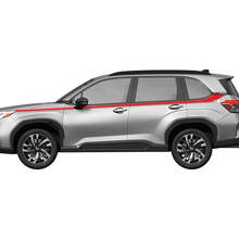 Doors latéral rayures en vinyle - autocollant graphique ajustement universel Suba Forester
 3