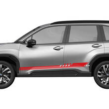 Kit de décalcomanies en vinyle avec bandes latérales décorées pour Subaru Forester_2