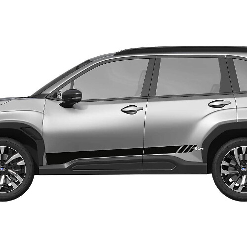Kit de décalcomanies en vinyle de bandes stroboscopiques décorées pour Subaru Forester