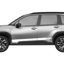 Kit de décalcomanies en vinyle de bandes stroboscopiques décorées pour Subaru Forester_2