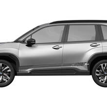 Bandes de course en vinyle autocollantes pour bas de caisse de portes latérales 4 pour Subaru 3