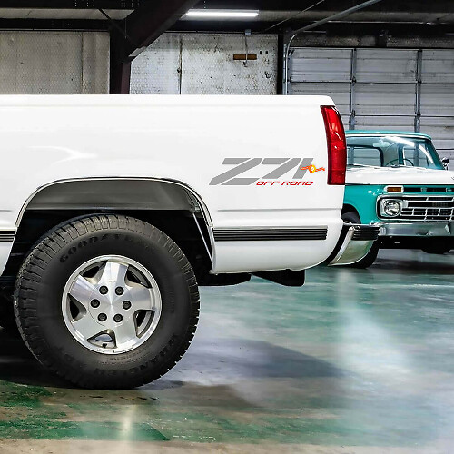 Autocollants latéraux Z71 Off Road paire pour Chevrolet Silverado GMC Sierra