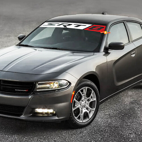 Décalcomanie en vinyle pour pare-brise SRT8 Dodge Charger