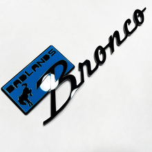 Badges badges badlands badges tailgate embranche 3d badge noir vs bleu 1
 3