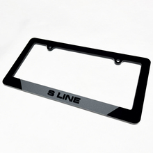 S LIGNE VICHIELLE Plaque d'immatriculation Couvre les cadres décor pour la ligne Audi S
 5