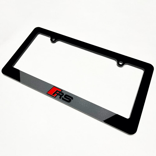 RS Vehicle Liceding Plate Cover Cames Decor pour Audi RS
