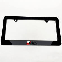 Cadre de plaque d'immatriculation acrylique style RS pour Audi RS_3