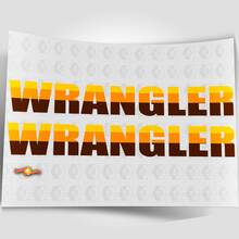 Autocollants rétro Hood Stickers pour Jeep Wrangler Rubicon Renegade
 5