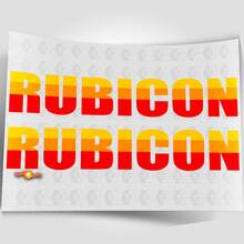 Autocollants rétro Hood Stickers pour Jeep Wrangler Rubicon Renegade
 6