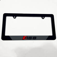 Cadre de plaque d'immatriculation en acrylique style RS6 pour Audi RS6_3
