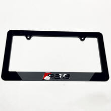 RS6 RS 6 Plaque d'immatriculation des véhicules Couvrages de couvertures décor pour Audi RS6
 4