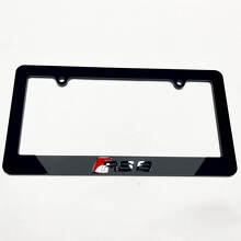 Cadre de plaque d'immatriculation en acrylique style RS6 pour Audi RS6_4