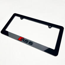 RS6 RS 6 Plaque d'immatriculation des véhicules Couvrages de couvertures décor pour Audi RS6
 5