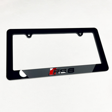 RS6 RS 6 Plaque d'immatriculation des véhicules Couvrages de couvertures décor pour Audi RS6
 6