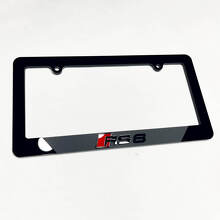 Cadre de plaque d'immatriculation en acrylique style RS6 pour Audi RS6_6