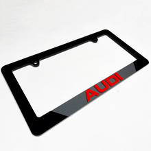 La plaque d'immatriculation du véhicule couvre les cadres décor pour Audi
 2