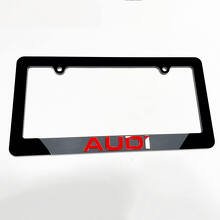 Cadres de plaques d'immatriculation stylés pour véhicules Audi_4
