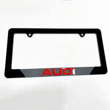 La plaque d'immatriculation du véhicule couvre les cadres décor pour Audi
 4