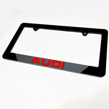 La plaque d'immatriculation du véhicule couvre les cadres décor pour Audi
 5
