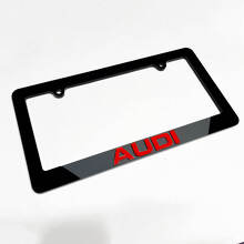Cadres de plaques d'immatriculation stylés pour véhicules Audi_6