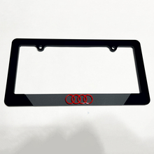 La plaque d'immatriculation du véhicule couvre les cadres décor pour Audi
 4