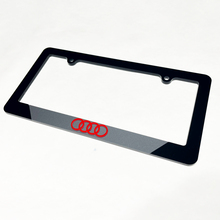 La plaque d'immatriculation du véhicule couvre les cadres décor pour Audi
 5